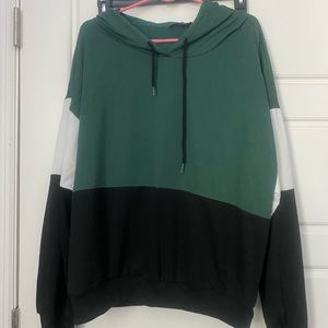SHEIN Tricolor Hoodie